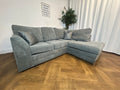 Grey Corner Sofa With left Hand Chaise