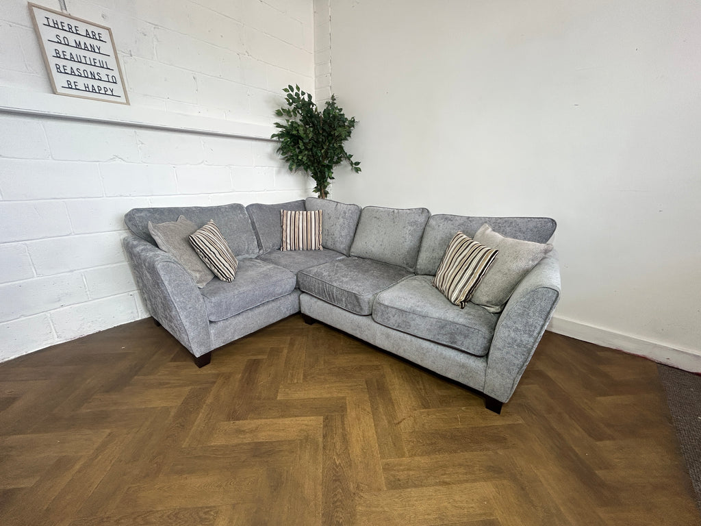 Near New Sofology Keswick Grey Corner Sofa, Right Hand Chaise