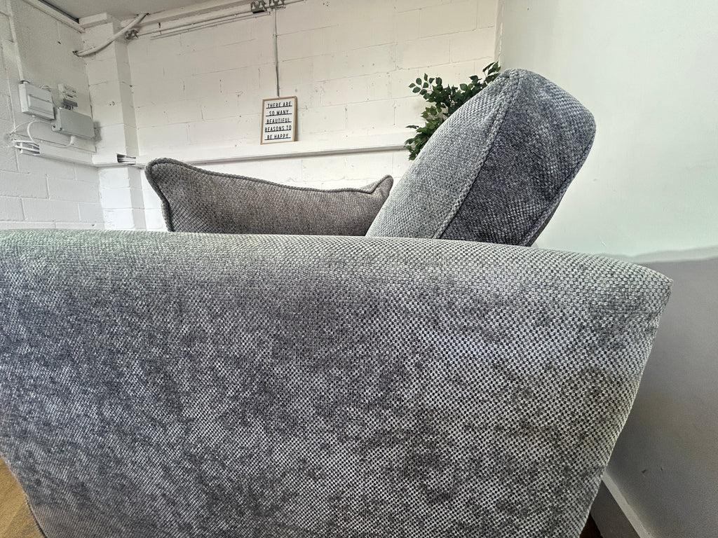 Near New Sofology Keswick Grey Corner Sofa, Right Hand Chaise