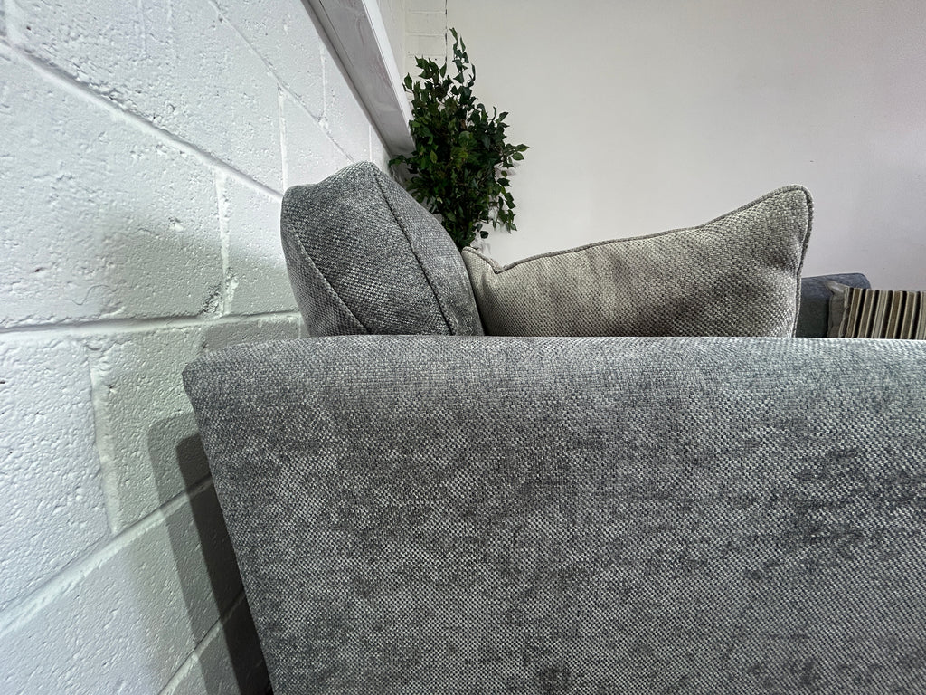 Near New Sofology Keswick Grey Corner Sofa, Right Hand Chaise