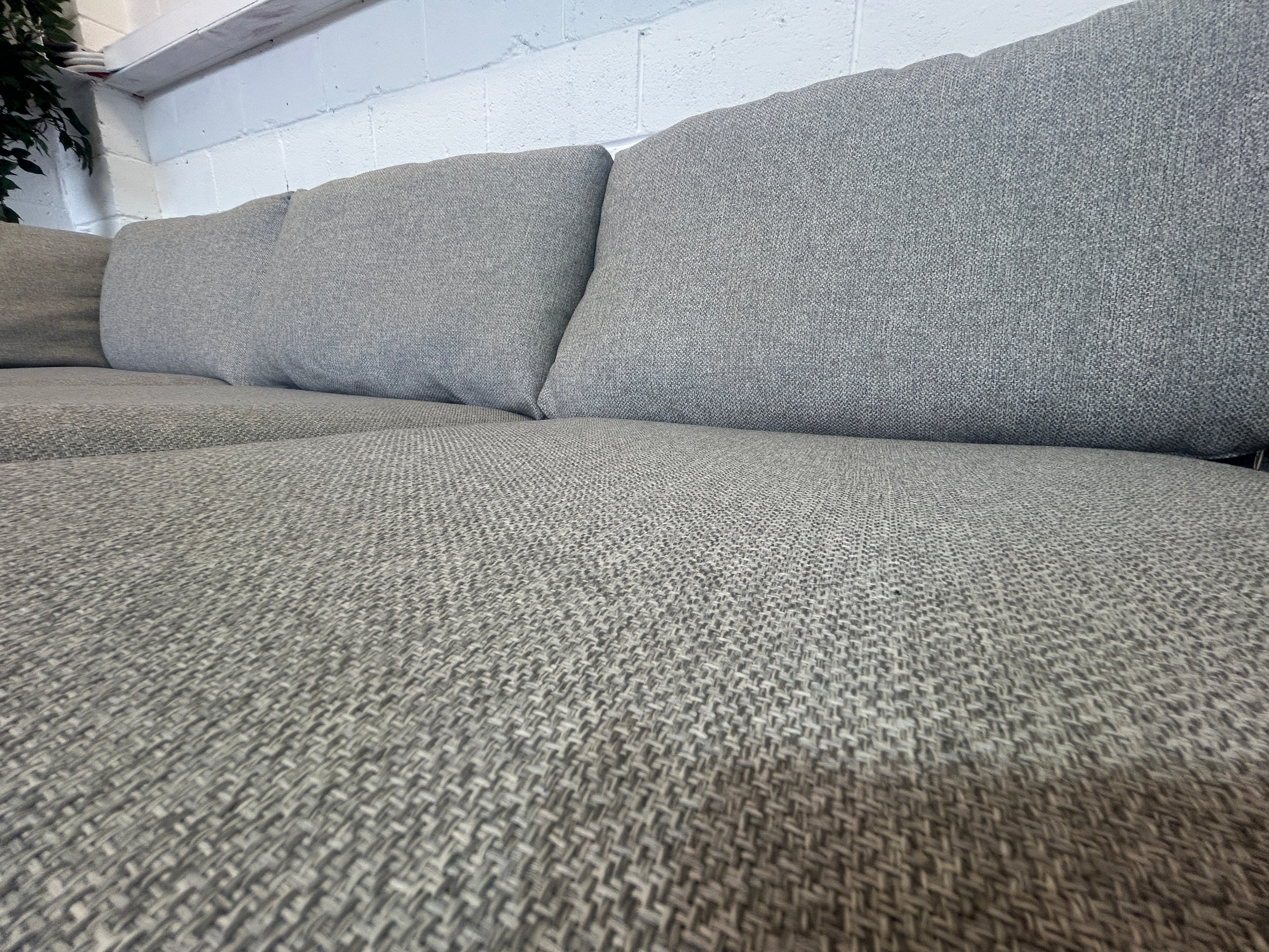 Light Grey DFS Saphina Corner Sofa, Right Hand Chaise