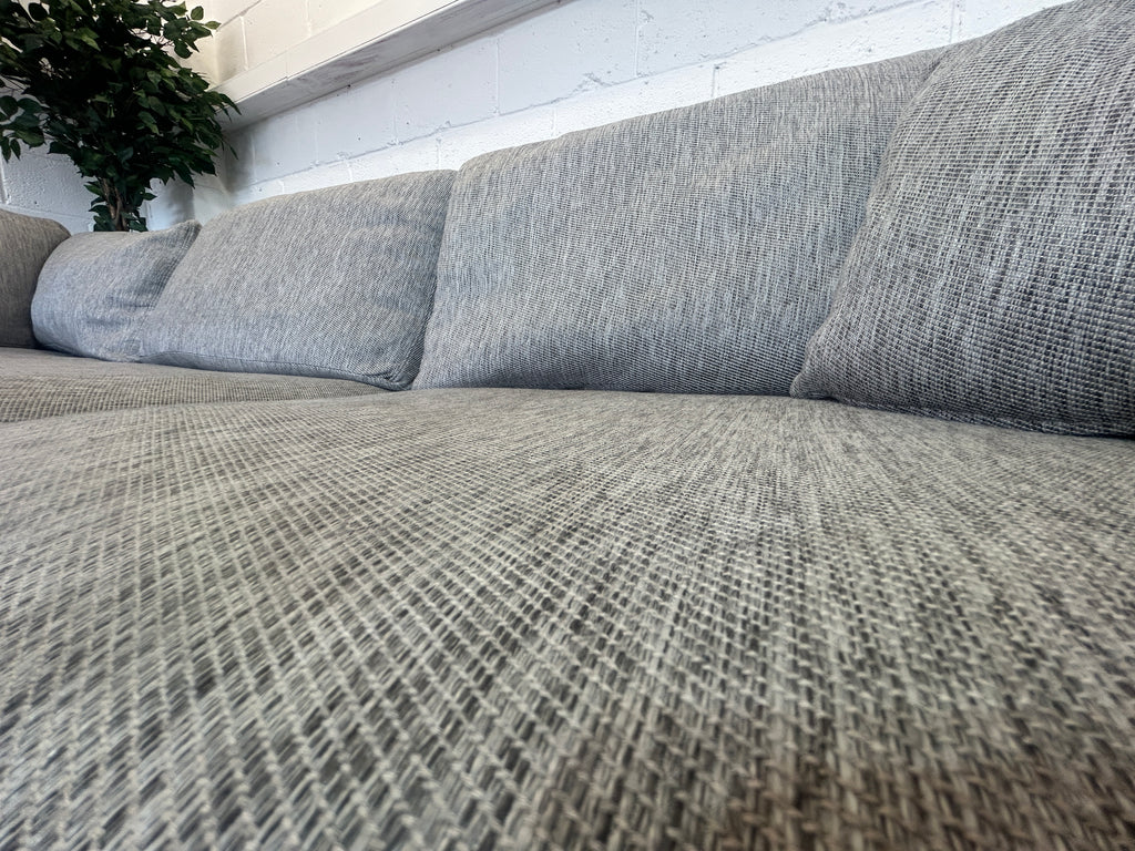 Stunning Grey Corner Sofa From Sofology, Right Hand Chaise