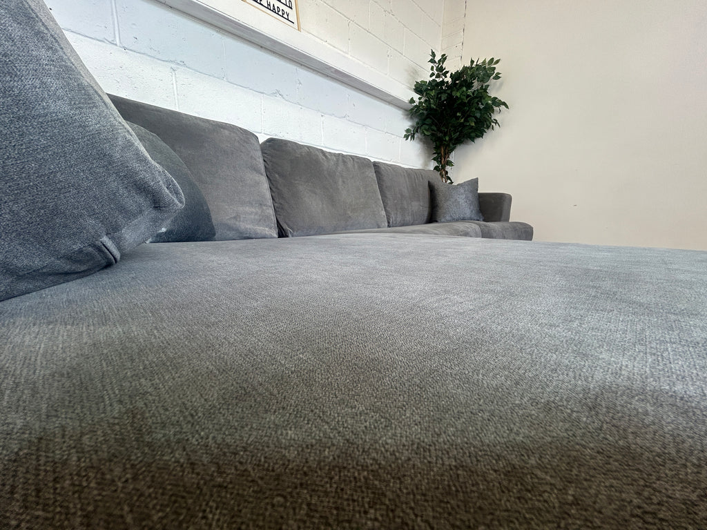 Grey Next Stratus Corner Sofa, Right Hand Chaise