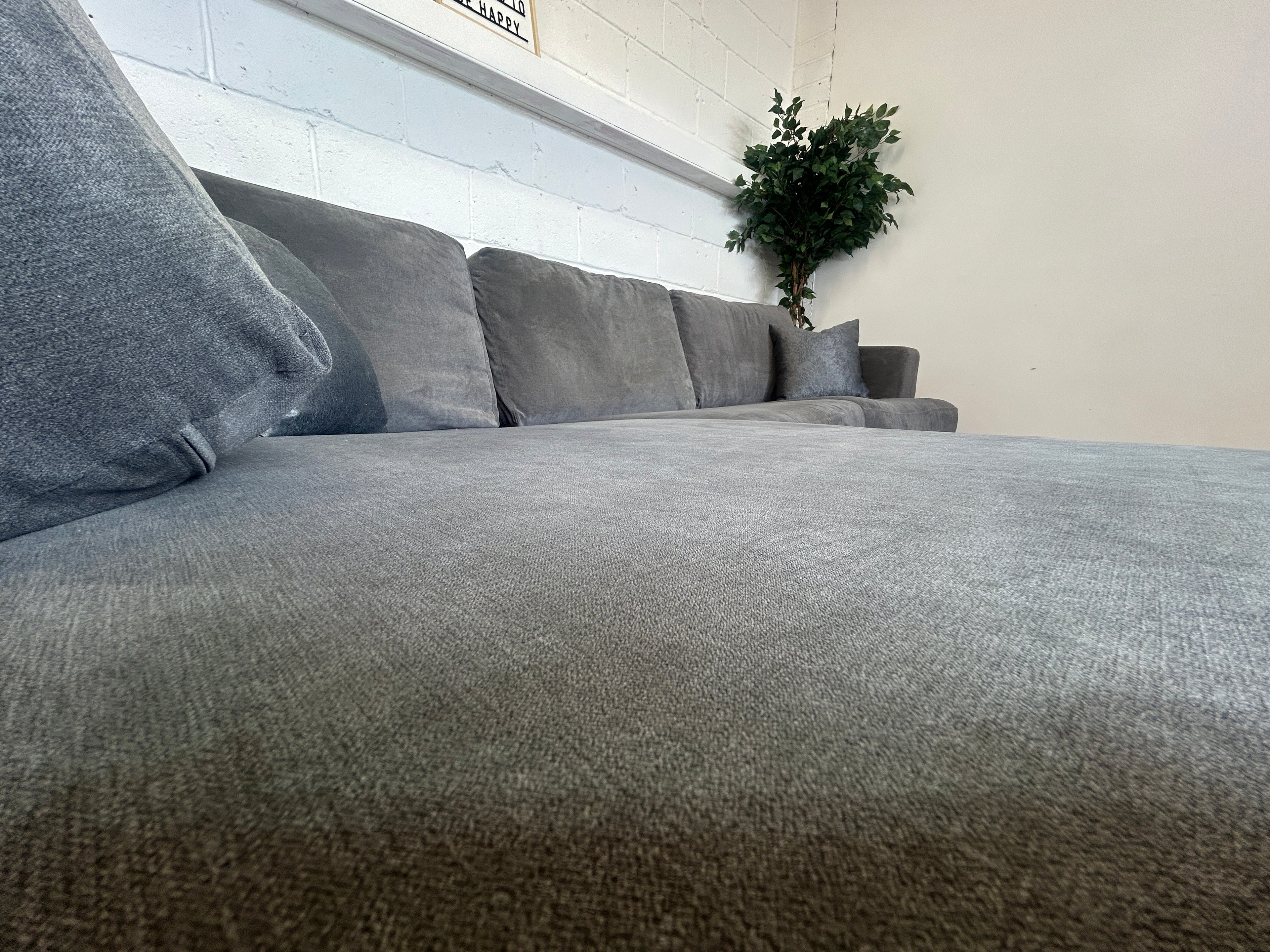 Grey Next Stratus Corner Sofa, Right Hand Chaise