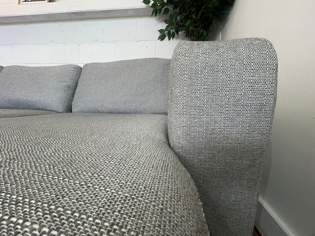 Light Grey DFS Layla Corner Sofa, Left Hand Chaise