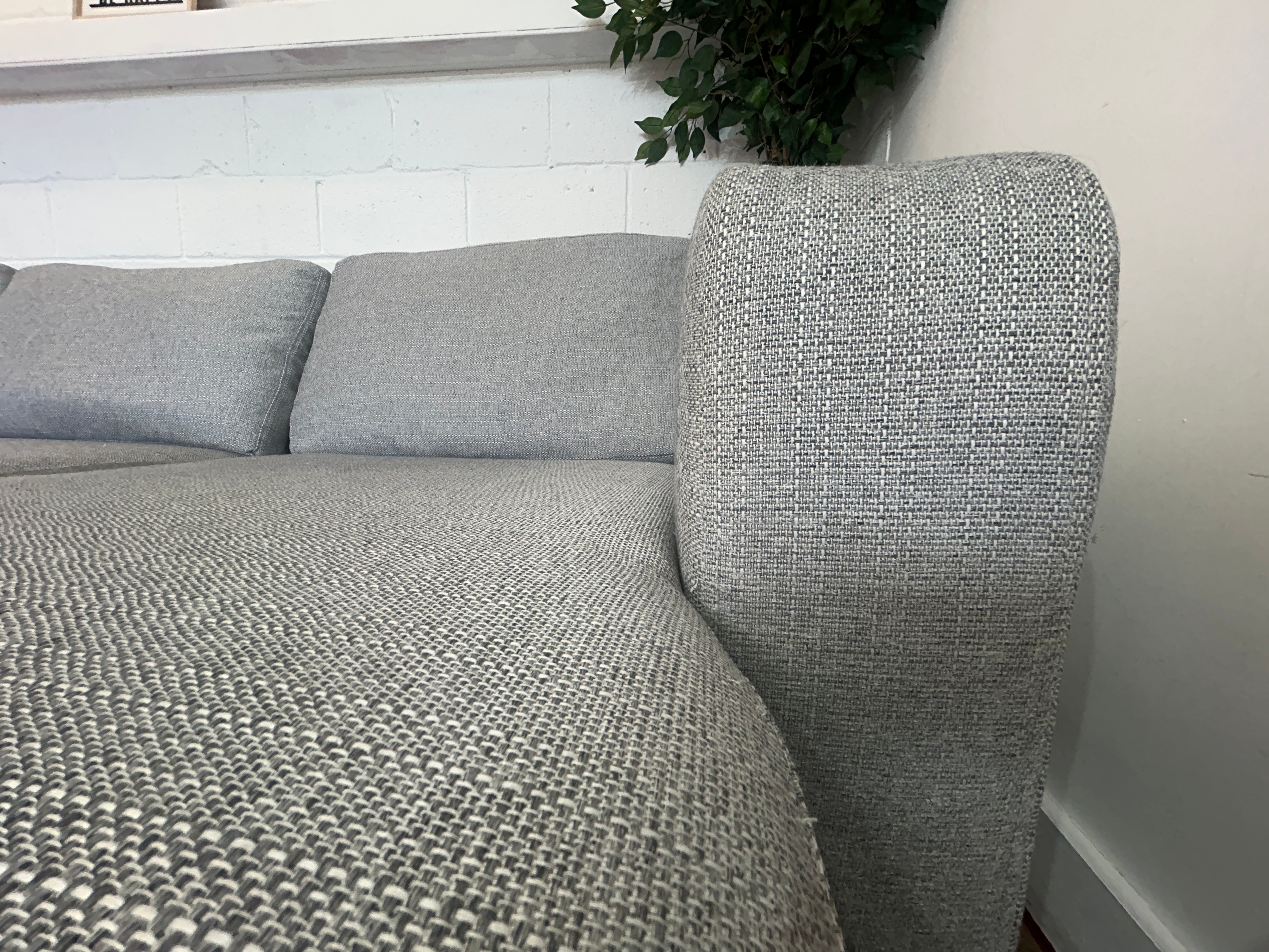 Light Grey DFS Layla Corner Sofa, Left Hand Chaise