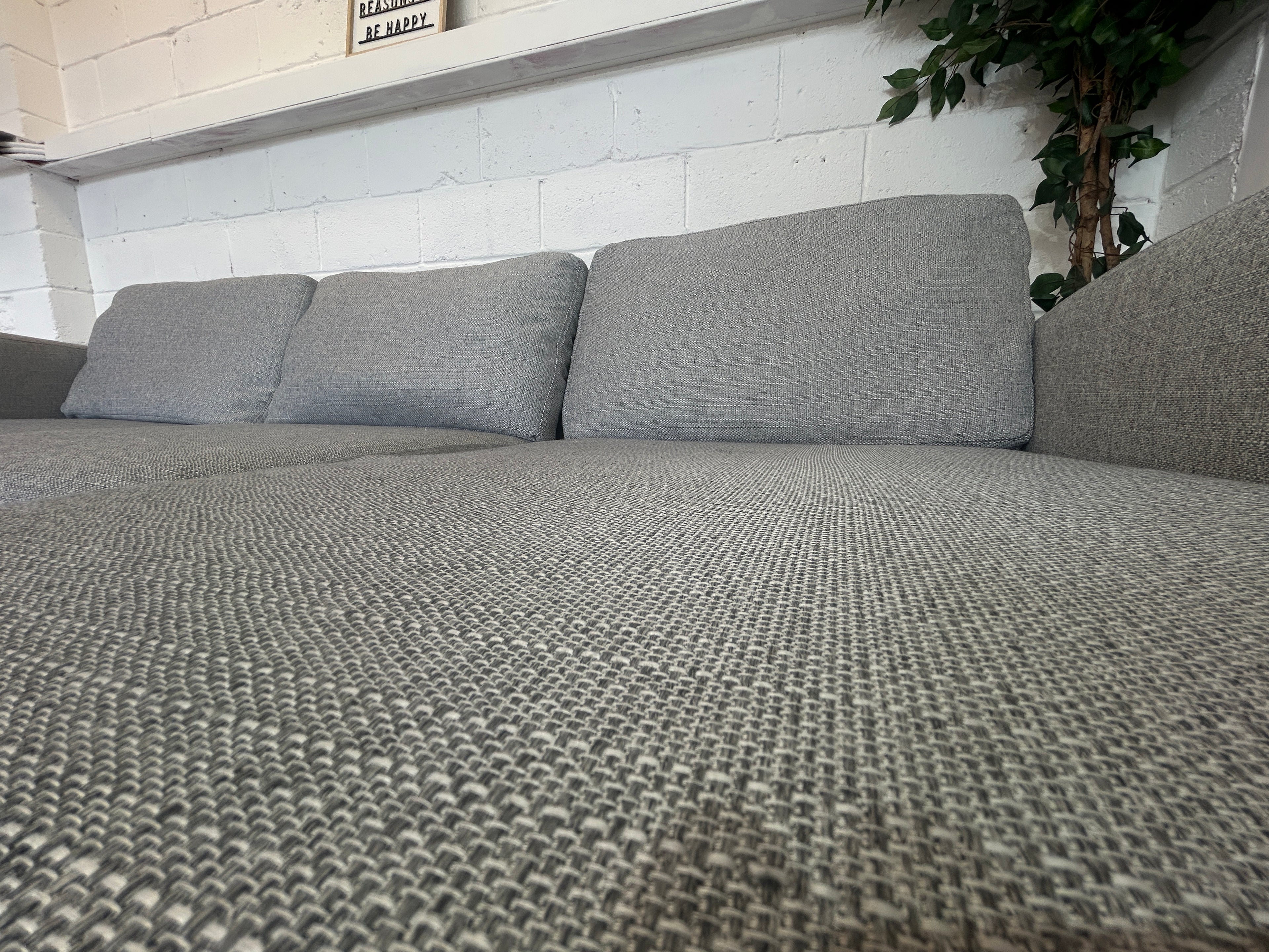 Light Grey DFS Layla Corner Sofa, Left Hand Chaise