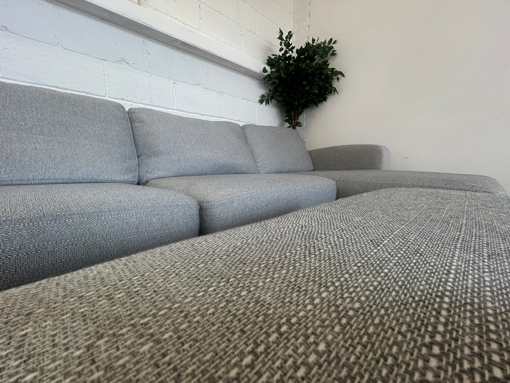 Light Grey DFS Layla Corner Sofa, Left Hand Chaise