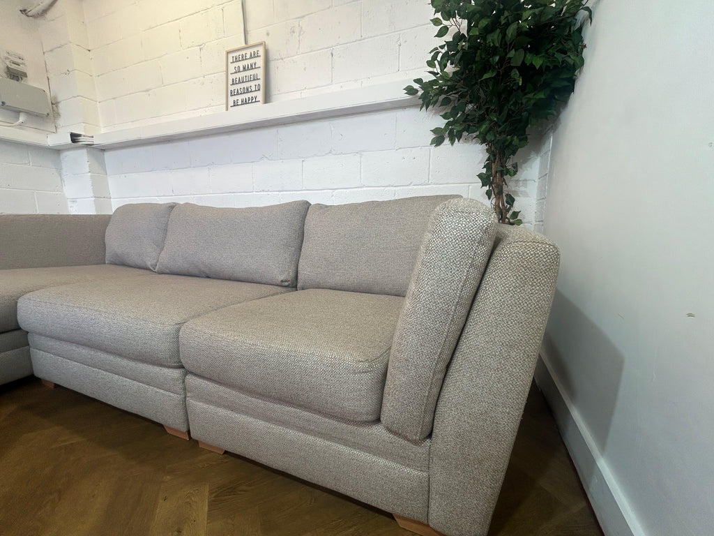 Immaculate Beige DFS Long Beach, Right Hand Chaise