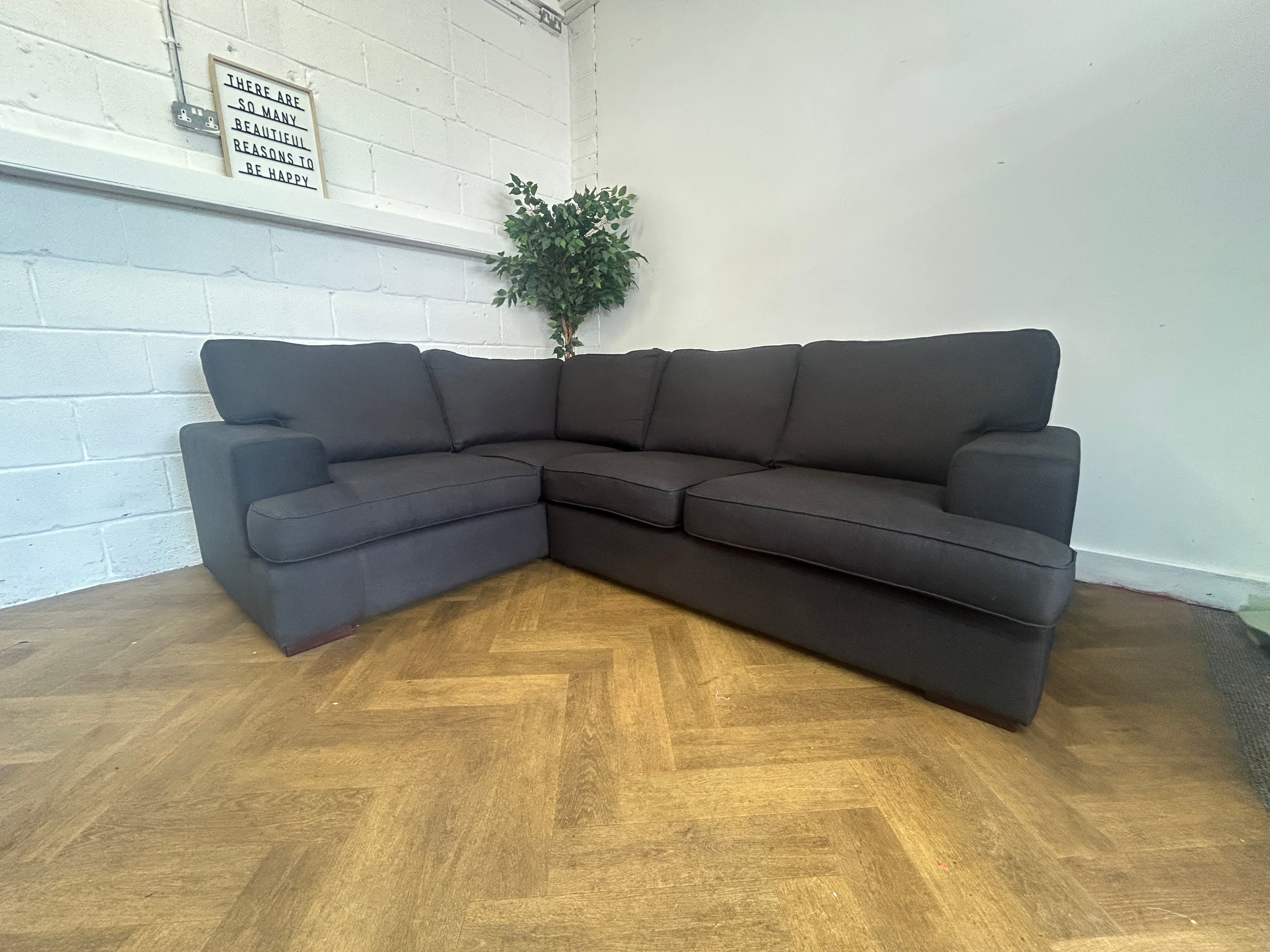 Black Fullback DFS Freya, Left Hand Facing Chaise