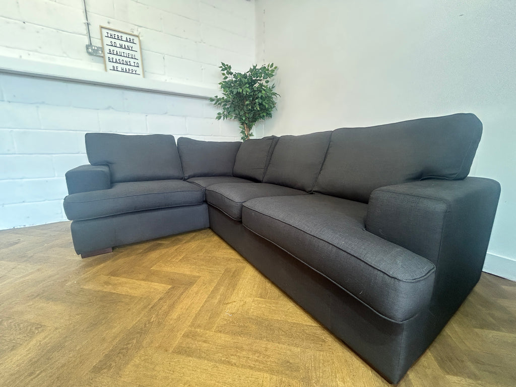 Black Fullback DFS Freya, Left Hand Facing Chaise