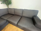 Black Fullback DFS Freya, Left Hand Facing Chaise