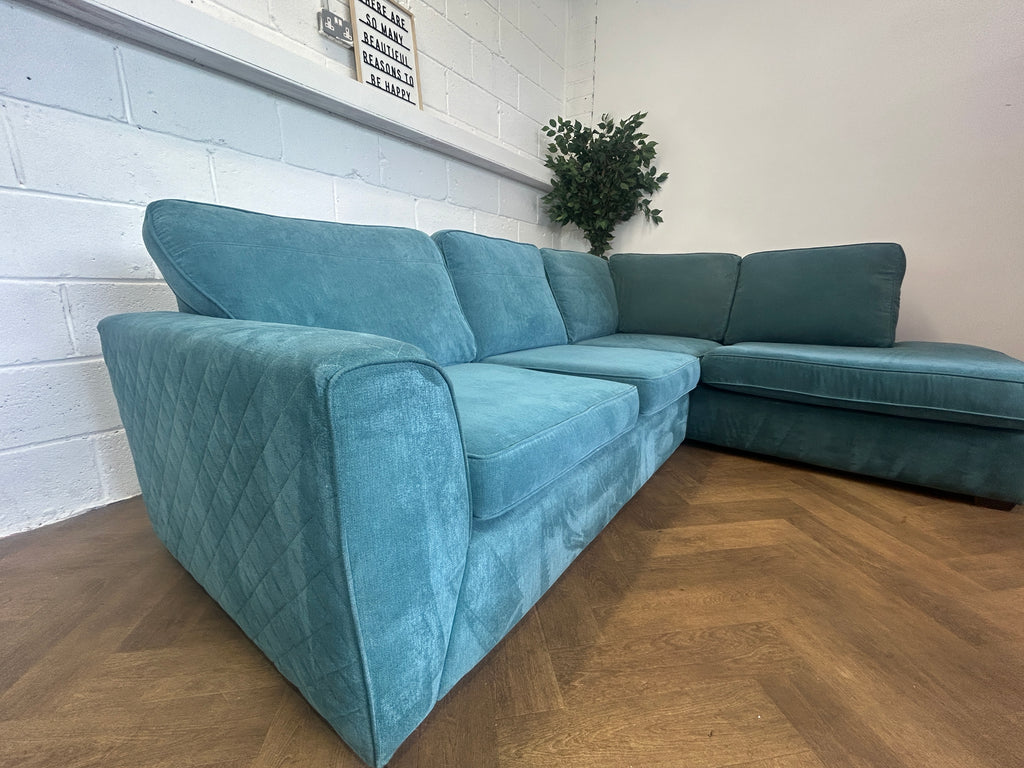 Teal DFS Orka, Right Hand Facing Chaise