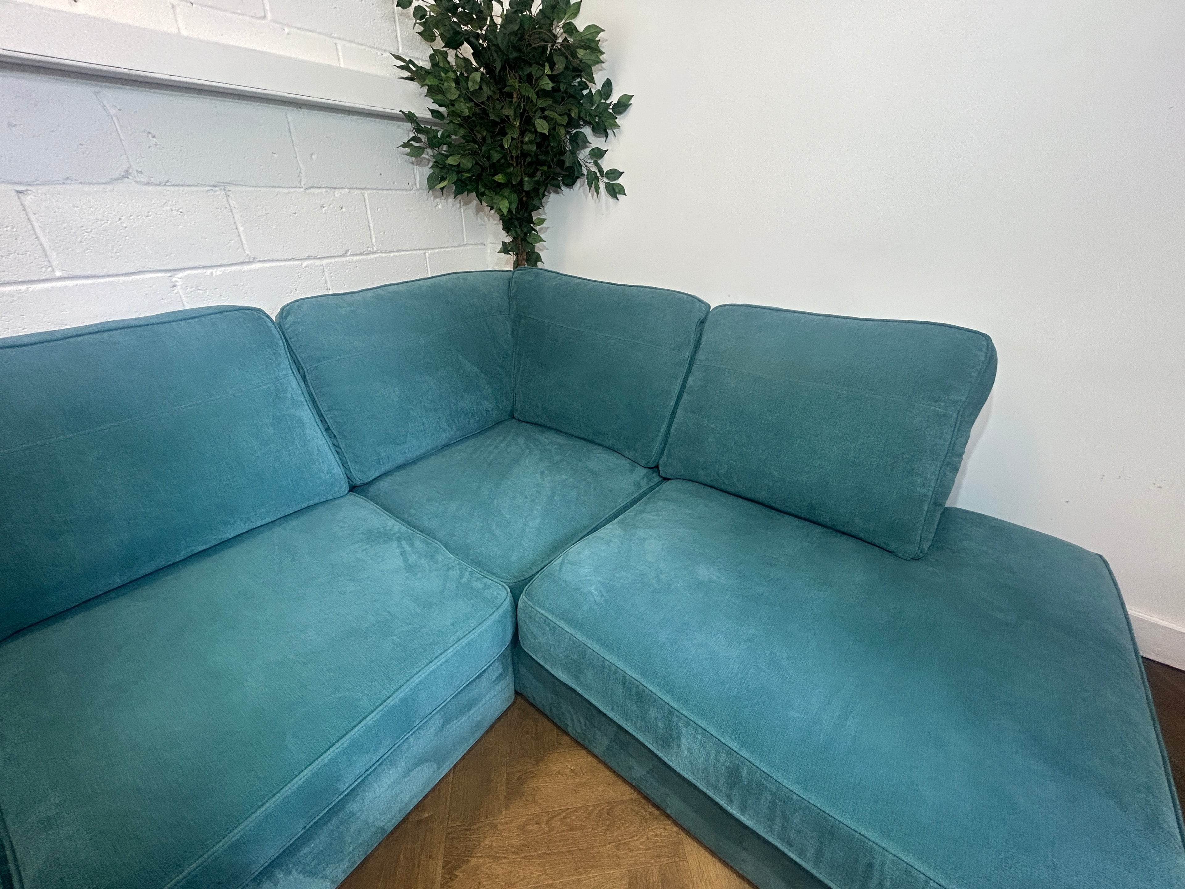 Teal DFS Orka, Right Hand Facing Chaise