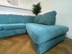Teal DFS Orka, Right Hand Facing Chaise