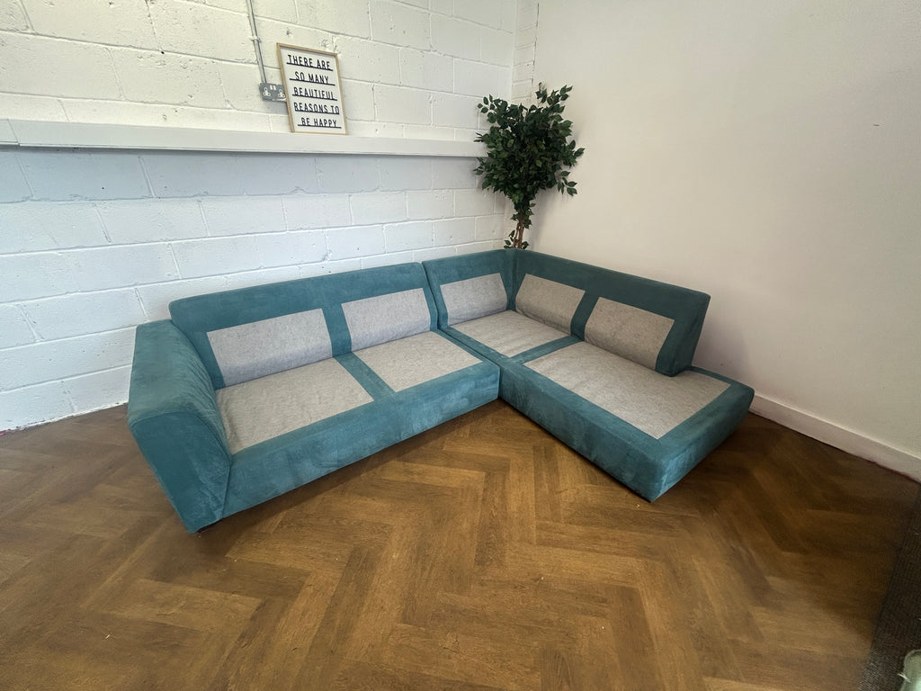 Teal DFS Orka, Right Hand Facing Chaise