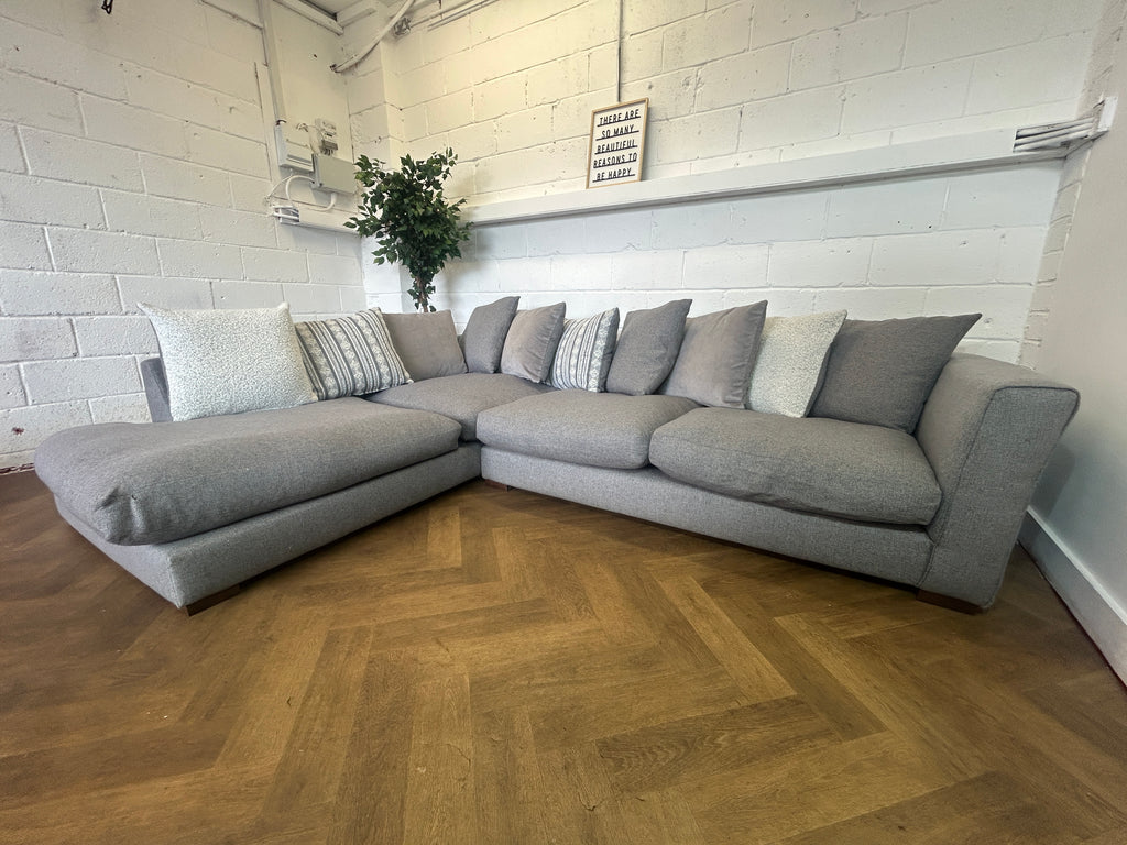 Grey DFS Saphina, Scatter Back, Left Hand Facing Chaise