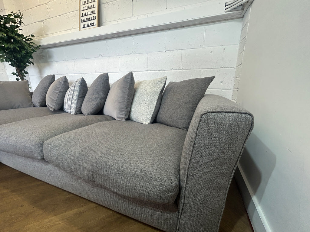 Grey DFS Saphina, Scatter Back, Left Hand Facing Chaise
