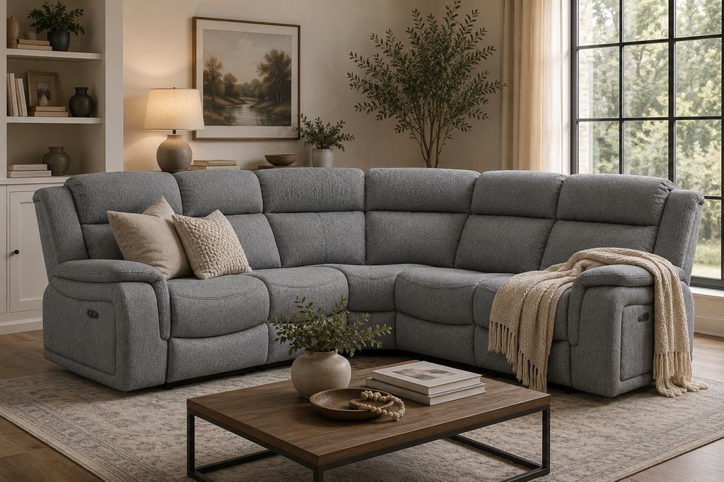 Hadrian Electric Recliner Sofa Large Corner