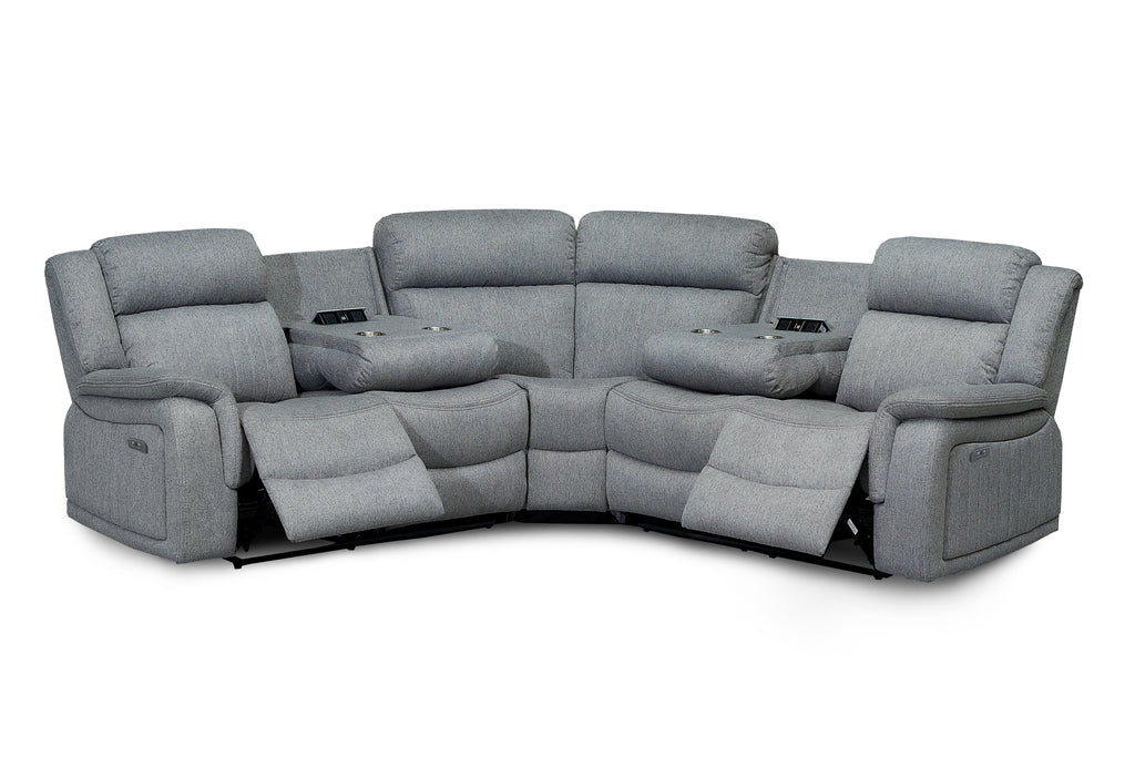 Hadrian Electric Recliner Sofa Large Corner