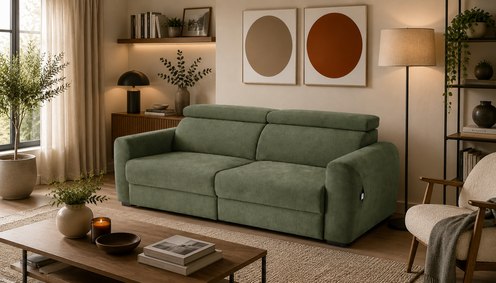 Drift 3 Seater Electric Sofa Bed Automatic Fold Out Couch