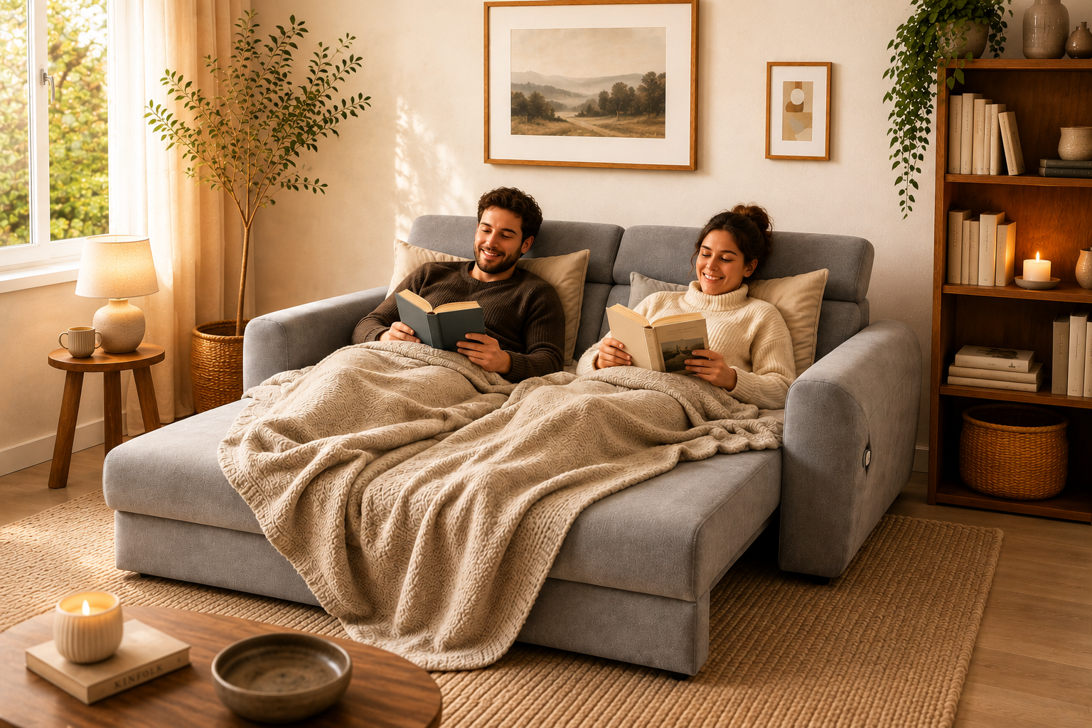 Electric Slider Sofa Bed 3 Seater Drift