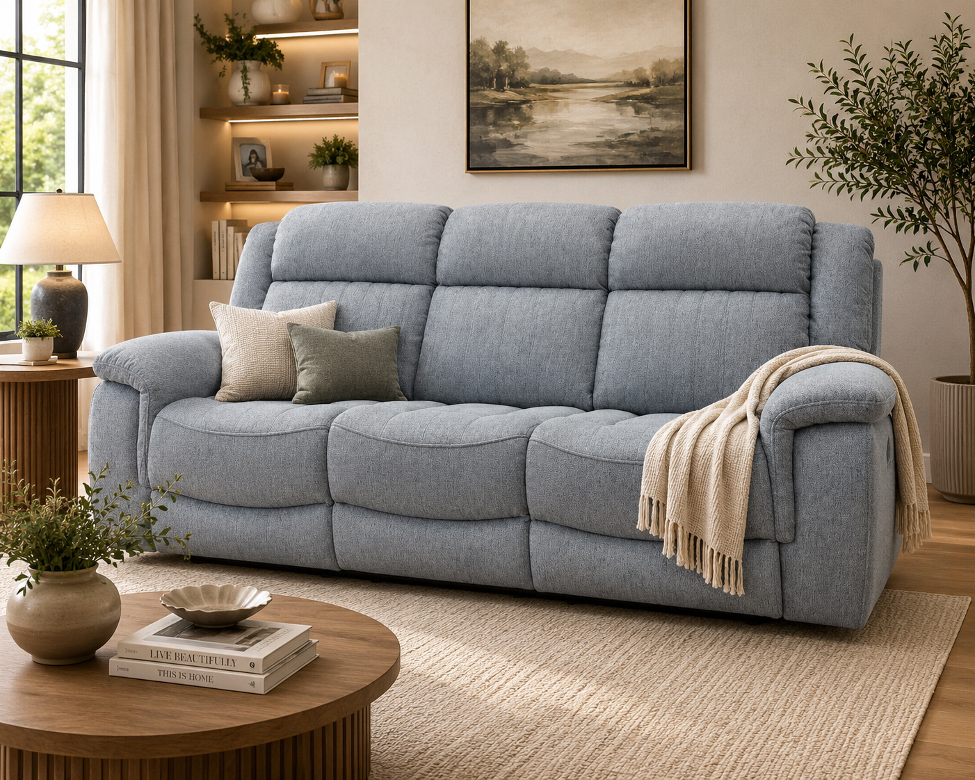 Hadrian Electric Recliner Sofa 3 Seater